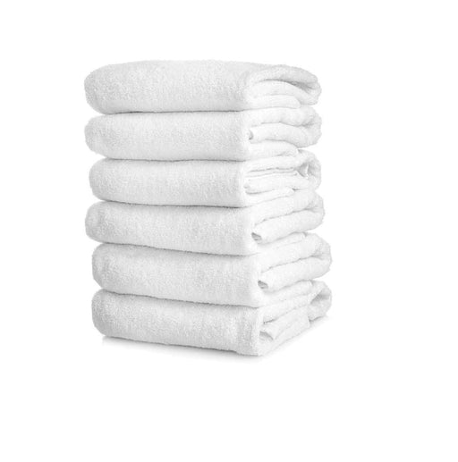 6lı Otel Tipi 90x150 Banyo Havlusu Beyaz Bonvagon