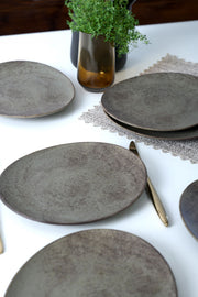 Keraart 23 cm pasta tabağı - Mat Toprak Stella Seti BonVagon