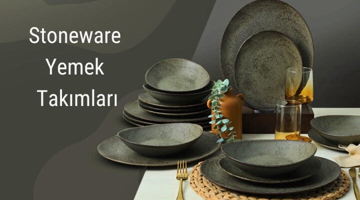 Stoneware Sofra Aksesuar ve Eşyaları Yemek Kahvaltı Takımları BonVagon