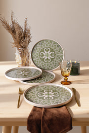 Timeless Green Stackable Servis Tabağı Seti 27 Cm BonVagon