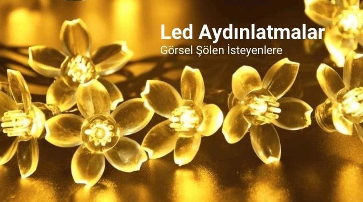 LED Işık Aydınlatma Lamba Kordon Bonvagon