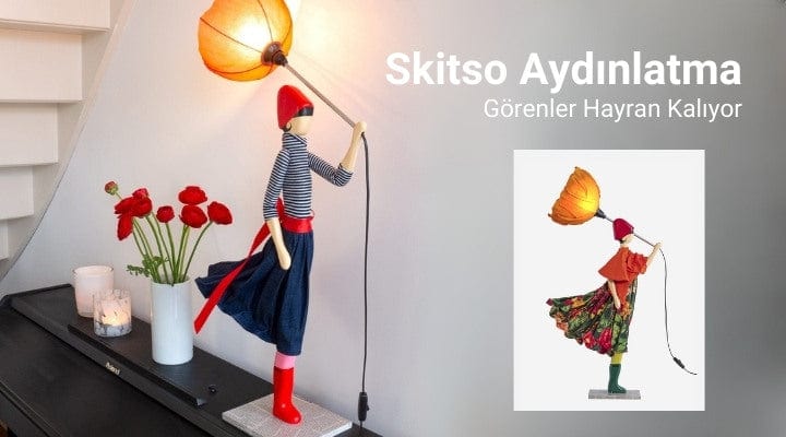 Skitso aydınlatma ışık led masa lambası