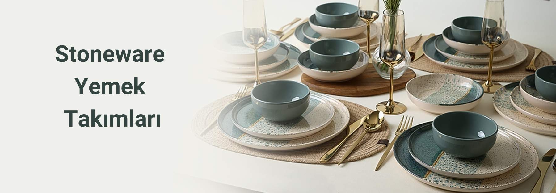 Stoneware Yemek takımları Bonvagon