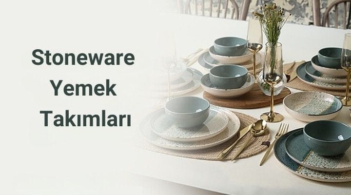 Stoneware Yemek takımları Bonvagon