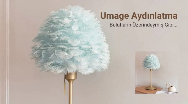 Umage LED Elektrikli Aydınlatma Lamba Lambader Işık Bonvagon