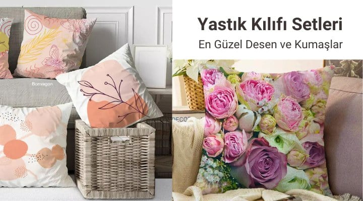 Yastık Kılıfı Kırlent Desen Kumaş Bonvagon
