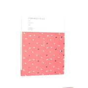 A4 Kırmızı Çiçekli Dosya Bonvagon