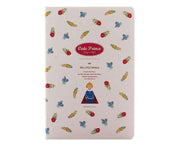 A5 Beyaz Çiçekli Defter Bonvagon