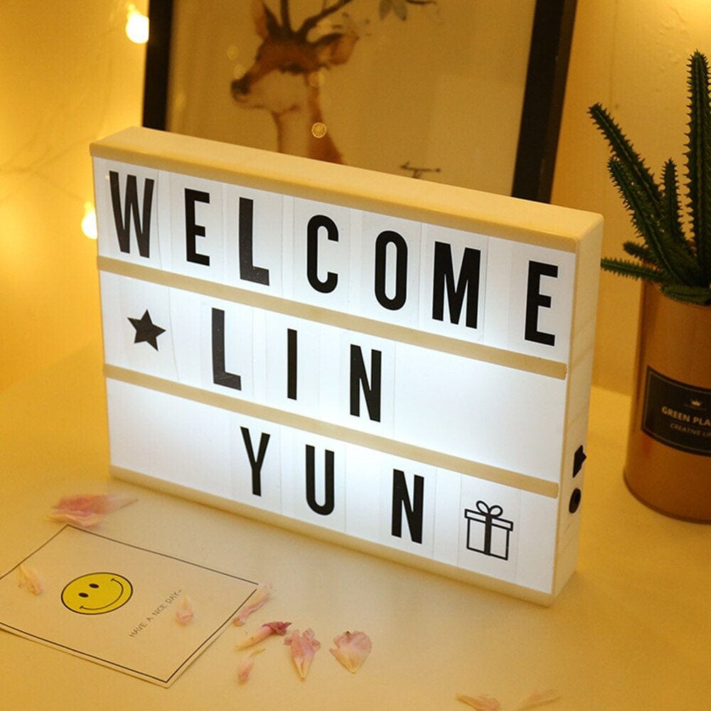 A5 LED Illuminated Writing Board Lightbox Lighting — BonVagon