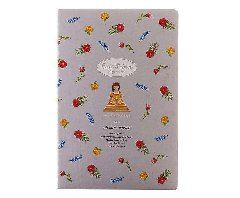 A5 Mavi Çiçekli Defter Bonvagon