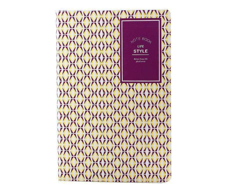 A5 Mor Desenli Defter Bonvagon