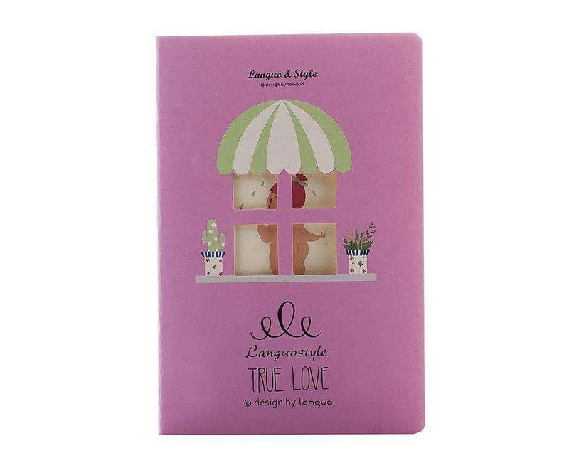 A5 Pembe Pencereli Defter Bonvagon