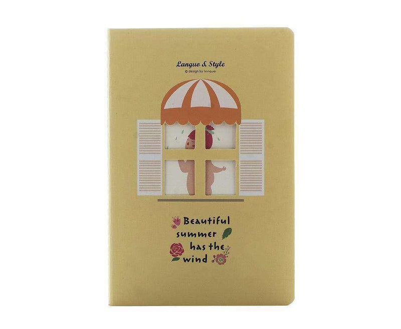 A5 Sarı Pencereli Not Defteri Bonvagon