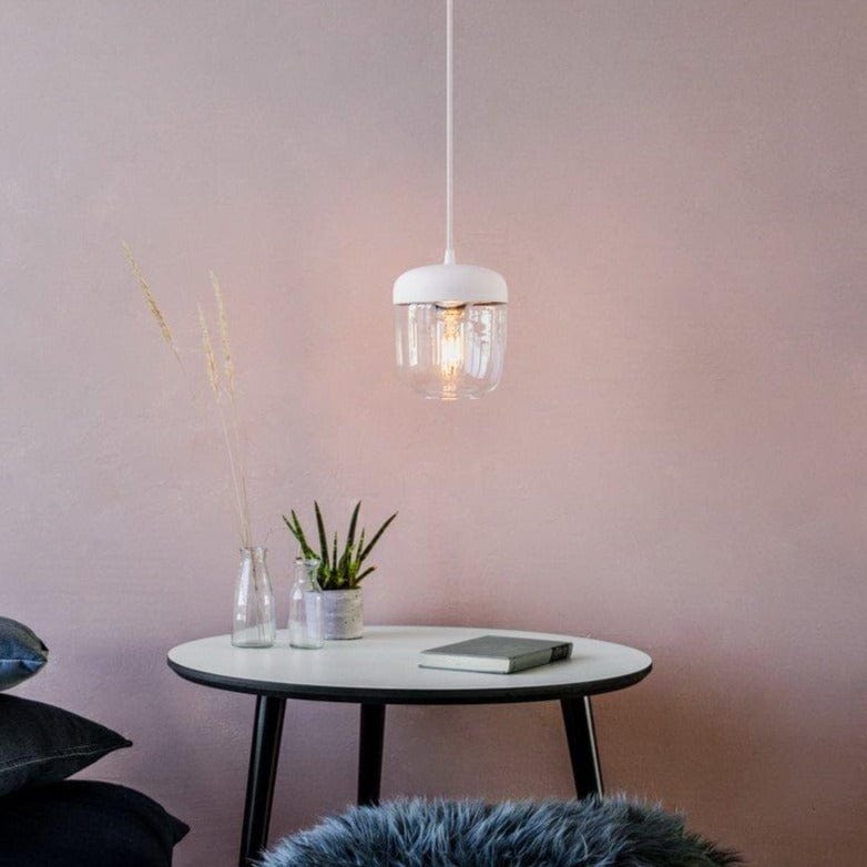 Acorn Beyaz/Metalik Gri 16cm Avize, Aydınlatma Bonvagon