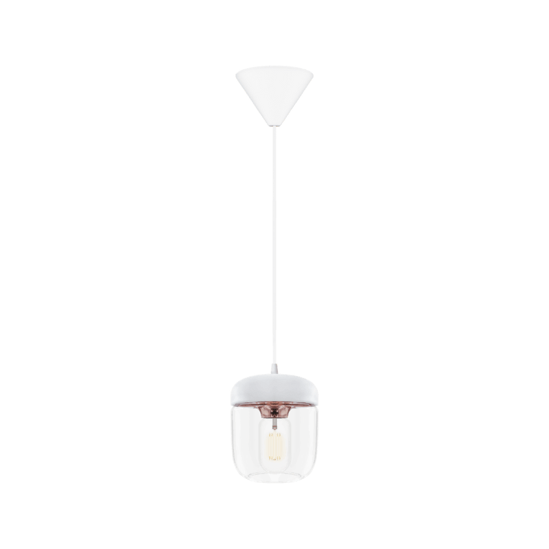 Acorn Beyaz/Parlak Bakır 16cm Avize, Aydınlatma Bonvagon