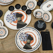 African Kahvaltı Takımı 50 Parça 6 Kişilik Bonvagon