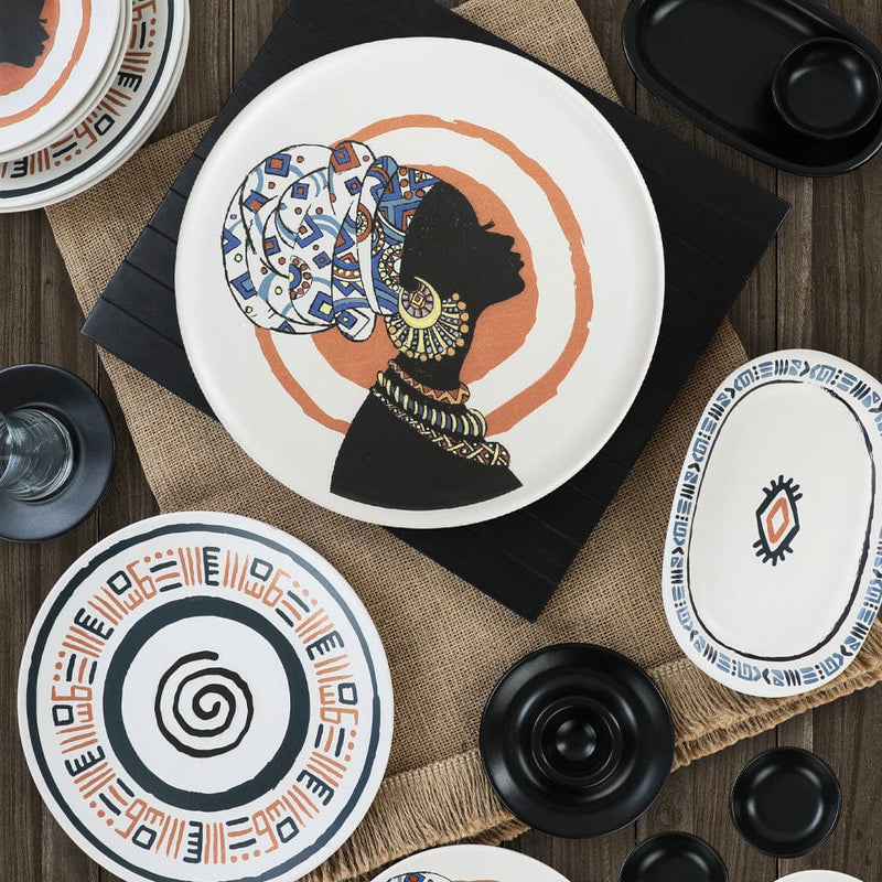 African Kahvaltı Takımı 50 Parça 6 Kişilik 20634-37 Bonvagon