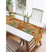 Afrika Etnik Desenli Dijital Baskılı Modern Özel Tasarım Süet Runner Bonvagon