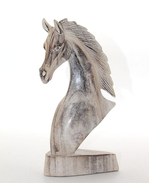 Ahşap At Büstü 25 cm Bonvagon