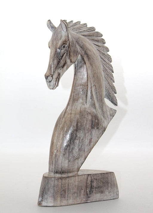 Ahşap At Büstü 40 cm Bonvagon