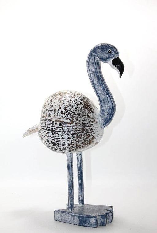 Ahşap Flamingo Biblo 48 cm Bonvagon