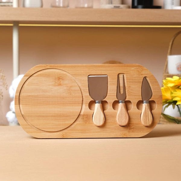 Ahşap Peynir Sunum Seti Bonvagon