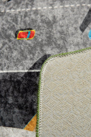 Airport Yıkanabilir Antibakteriyel Çocuk Halısı, Kaymaz Taban, Yıkanabilir Bonvagon