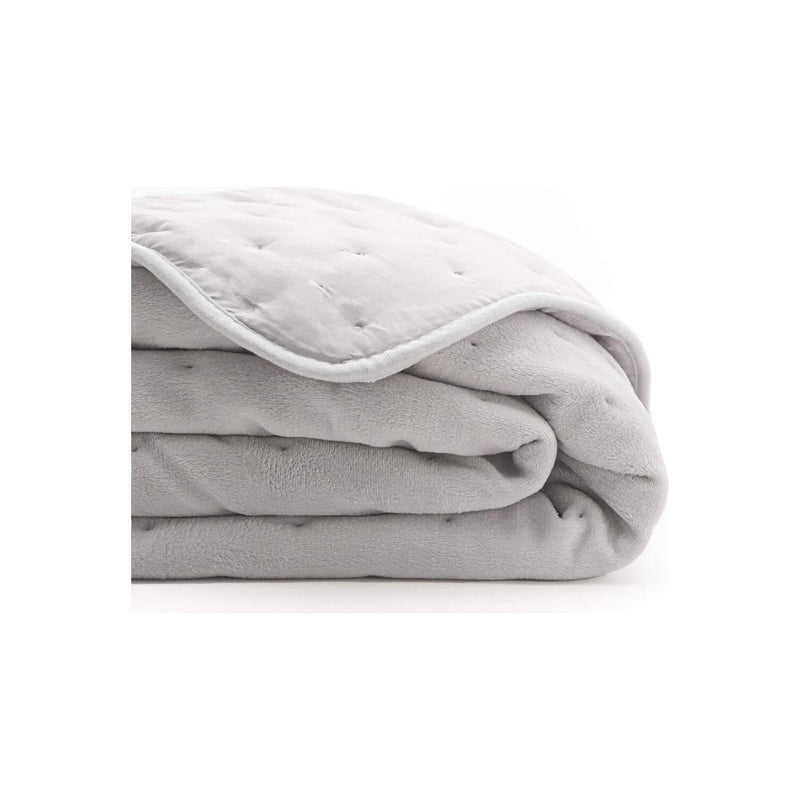 Aksu Microsoft Punto Yorgan Çift Kişilik 195x215 Açık Gri Bonvagon