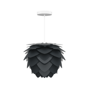 Aluvia Mini Antrasit Gri 40cm Avize, Lambader, Masa Lamba Başlığı, Aydınlatma Bonvagon