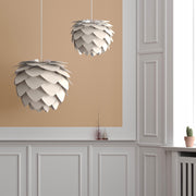 Aluvia Mini İnci Beyazı 40cm Avize, Lambader, Masa Lamba Başlığı, Aydınlatma Bonvagon