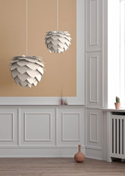 Aluvia Mini İnci Beyazı 40cm Avize, Lambader, Masa Lamba Başlığı, Aydınlatma Bonvagon