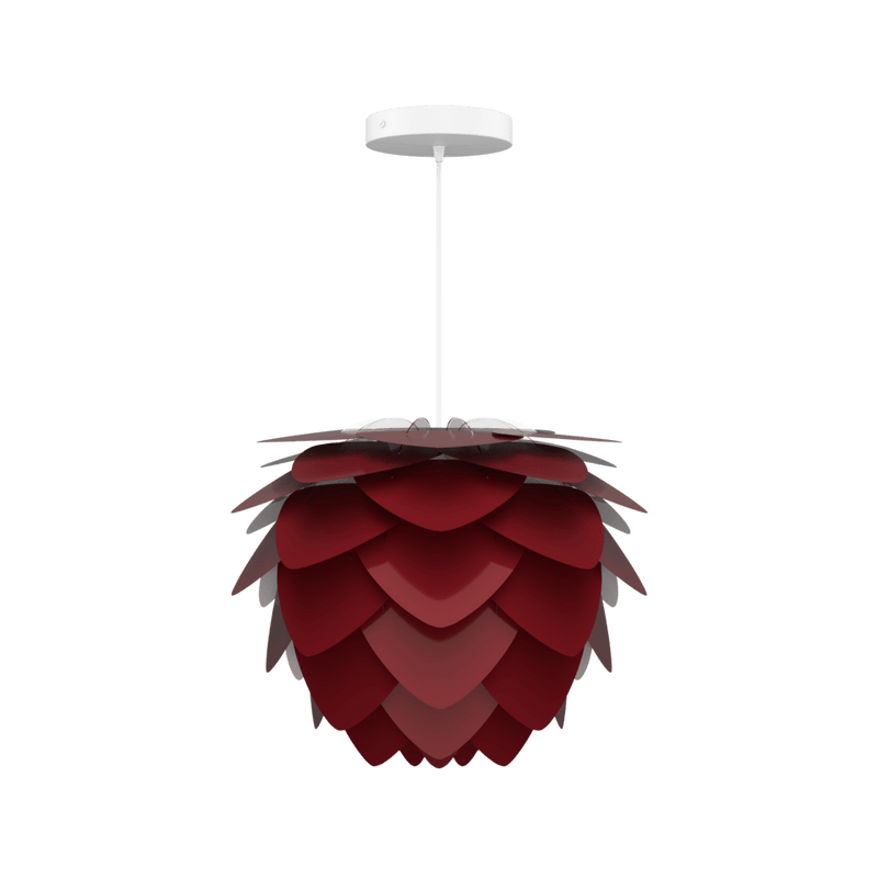 Aluvia Mini Kırımızı 40cm Avize, Lambader, Masa Lamba Başlığı, Aydınlatma Bonvagon