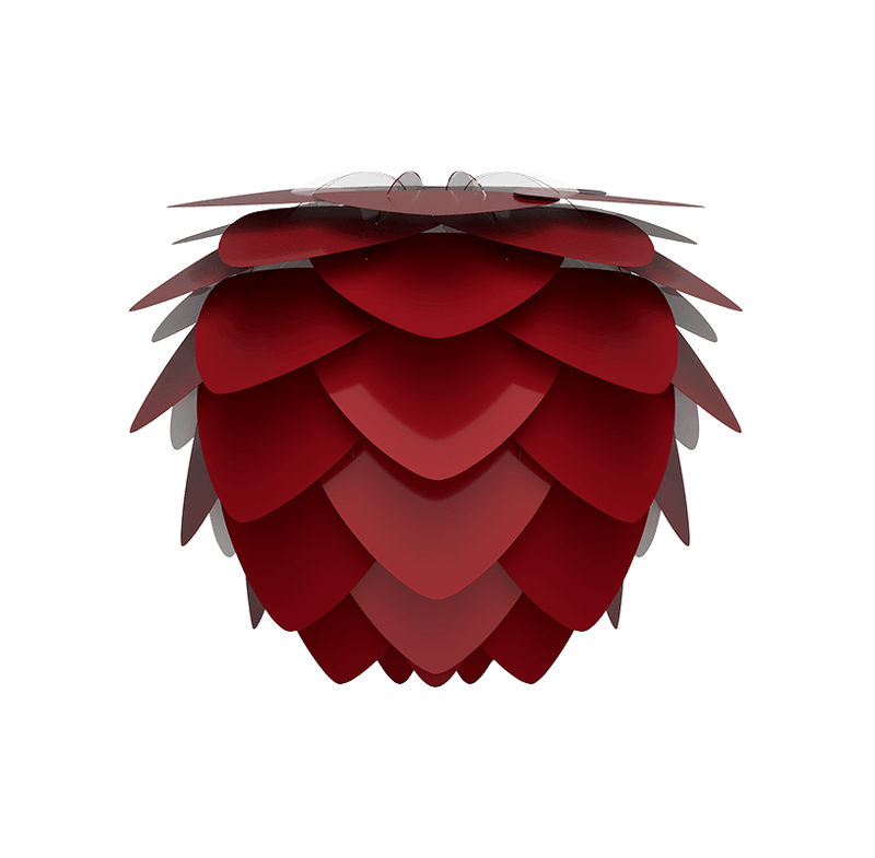 Aluvia Mini Kırımızı 40cm Avize, Lambader, Masa Lamba Başlığı, Aydınlatma Bonvagon