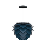 Aluvia Mini Petrol Mavisi 40cm Avize, Lambader, Masa Lamba Başlığı, Aydınlatma Bonvagon