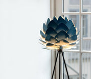 Aluvia Mini Petrol Mavisi 40cm Avize, Lambader, Masa Lamba Başlığı, Aydınlatma Bonvagon