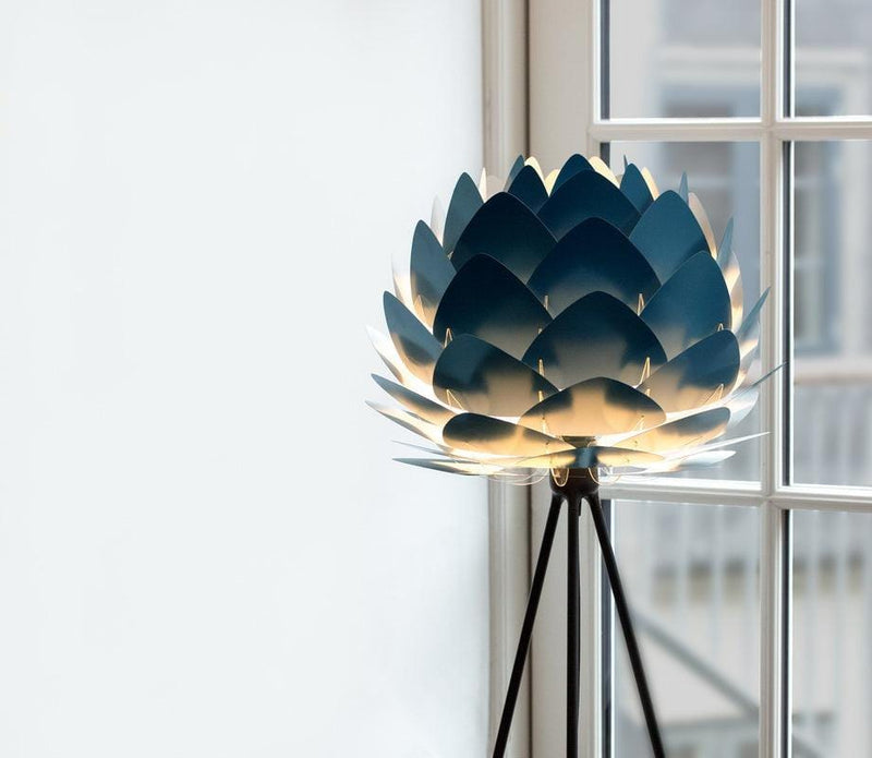 Aluvia Mini Petrol Mavisi 40cm Avize, Lambader, Masa Lamba Başlığı, Aydınlatma Bonvagon