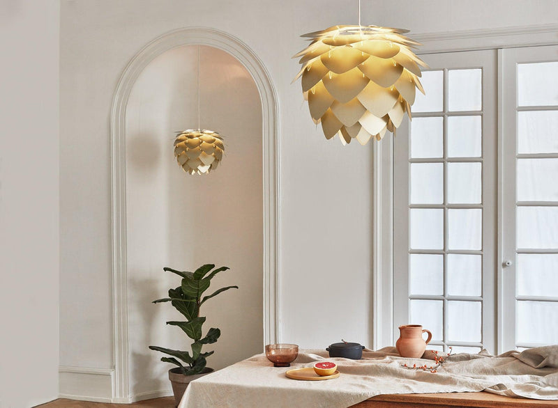 Aluvia Mini Pirinç 40cm Avize, Lambader, Masa Lambası, Aydınlatma Bonvagon