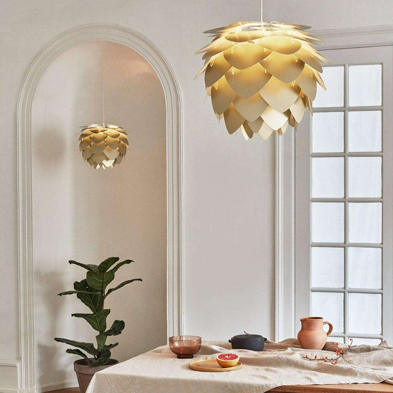 Aluvia Mini Pirinç 40cm Avize, Lambader, Masa Lambası, Aydınlatma Bonvagon