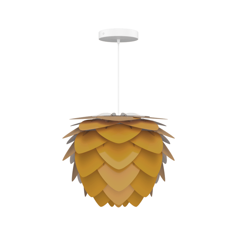 Aluvia Mini Safran Sarısı 40cm Avize, Lambader, Masa Lamba Başlığı, Aydınlatma Bonvagon