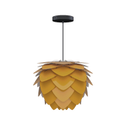 Aluvia Mini Safran Sarısı 40cm Avize, Lambader, Masa Lamba Başlığı, Aydınlatma Bonvagon