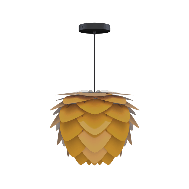 Aluvia Mini Safran Sarısı 40cm Avize, Lambader, Masa Lamba Başlığı, Aydınlatma Bonvagon