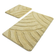 Alya Taş 2li Set Banyo Halısı, Kaymaz Taban, Yıkanabilir Bonvagon