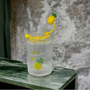 Ananas Tasarımlı Kupa Bardak Bonvagon