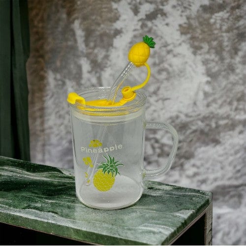 Ananas Tasarımlı Kupa Bardak Bonvagon