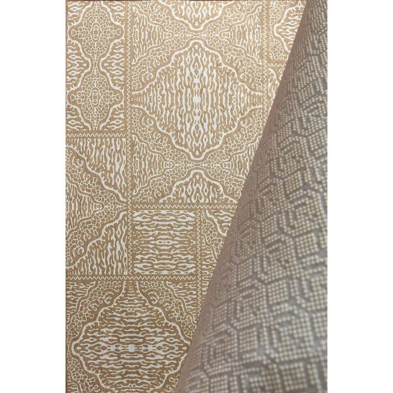 Anna Bej Dijital Baskılı Halı, Kaymaz Taban, Yıkanabilir Bonvagon