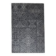 Anna Siyah Dijital Baskılı Halı, Kaymaz Taban, Yıkanabilir Bonvagon