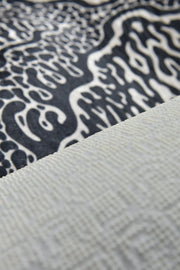 Anna Siyah Dijital Baskılı Halı, Kaymaz Taban, Yıkanabilir Bonvagon