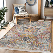 Antika Eskitme Motifli Uşak Desenli Avangarde Etnik Motifler Salon Oturma Odası Koridor Antre Dijital Baskılı Makinede Yıkanabilir Saçaklı Halı Bonvagon