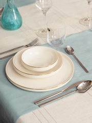 Antique Jasmine Krem Keten Masa örtüsü Bonvagon