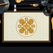 Antique Rome 4'lü İnce Keten Kumaş Amerikan Servisi 50x35cm Bonvagon